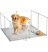 BingoPaw 小型犬用サークル アクリル 透明パネル 小型犬 室内 Amazon | BingoPaw 大型犬用サークル アクリル 透明パネル 高さ